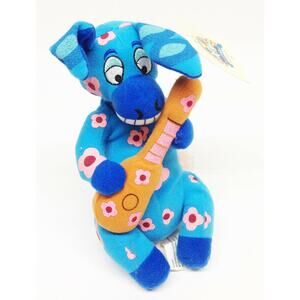 Vintage 2000 “Donkey w/Guitar” Disneyana Convention Bean Bag Plush New with tag